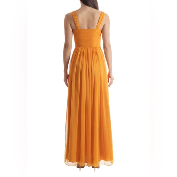 Lipsy Orange Empire Line Maxi Event Dress NWT - Picture 6 of 16